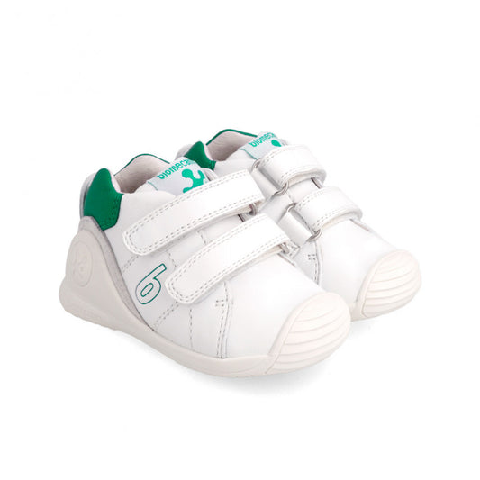 ZAPATILLA VERDE Y BLANCO